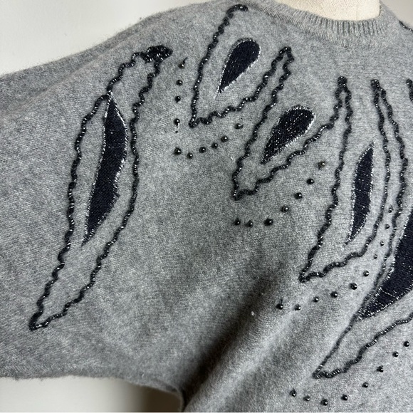 Vintage Embellished Batwing Sweater - Picture 5 of 14